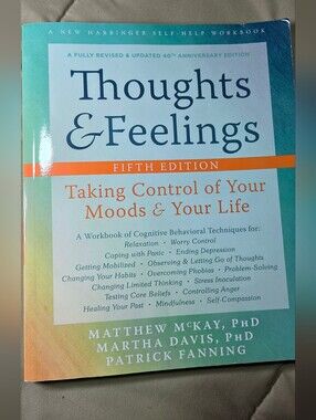 Thoughts & Feelings Fifth Edition CBT Self-Help Workbook